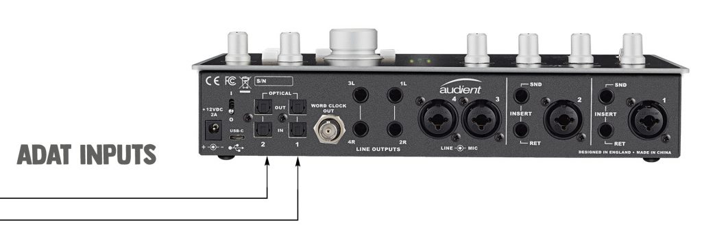 Adat inputs iD44