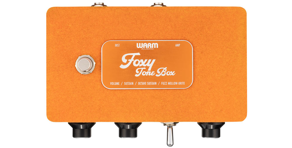 warm audio foxy pedal top