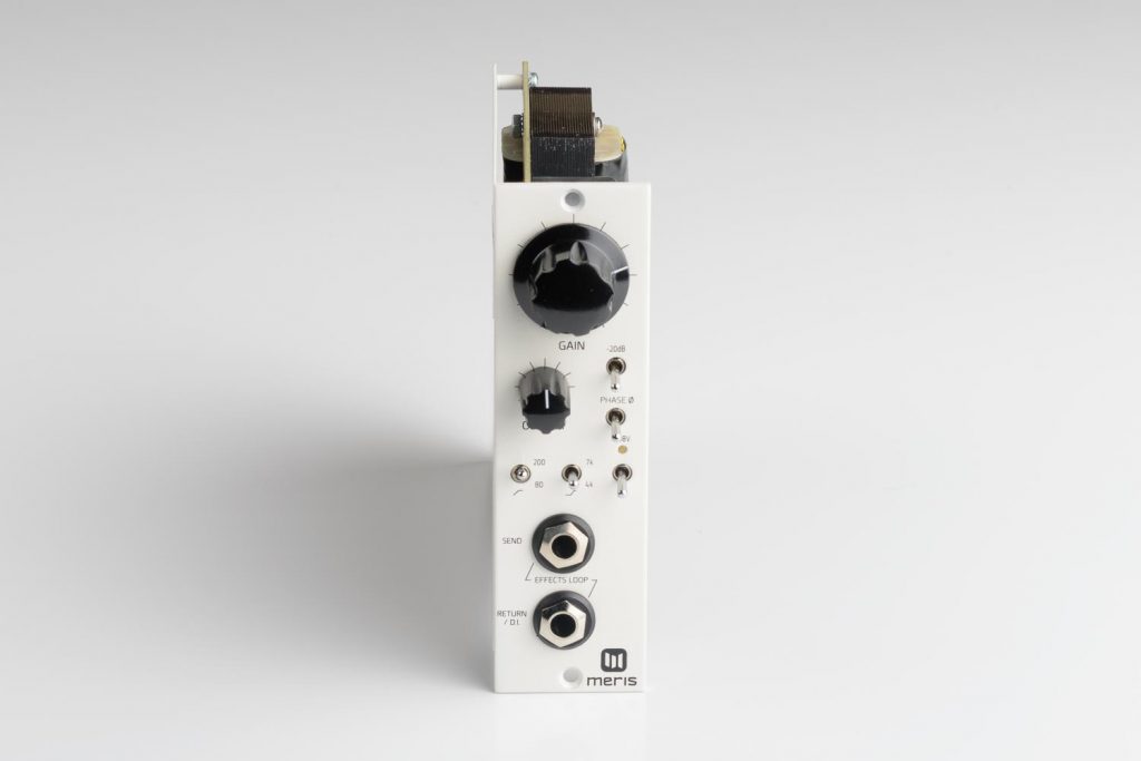 Meris 440 Microphone Preamp Studio Connections